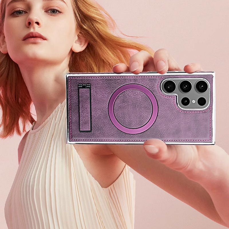 Samsung S23/S24/S25 Series Magnetic Holder Phone Case