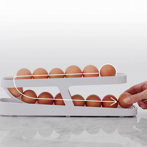 2023 New Automatic Roll-Down Double-layer Egg Dispenser