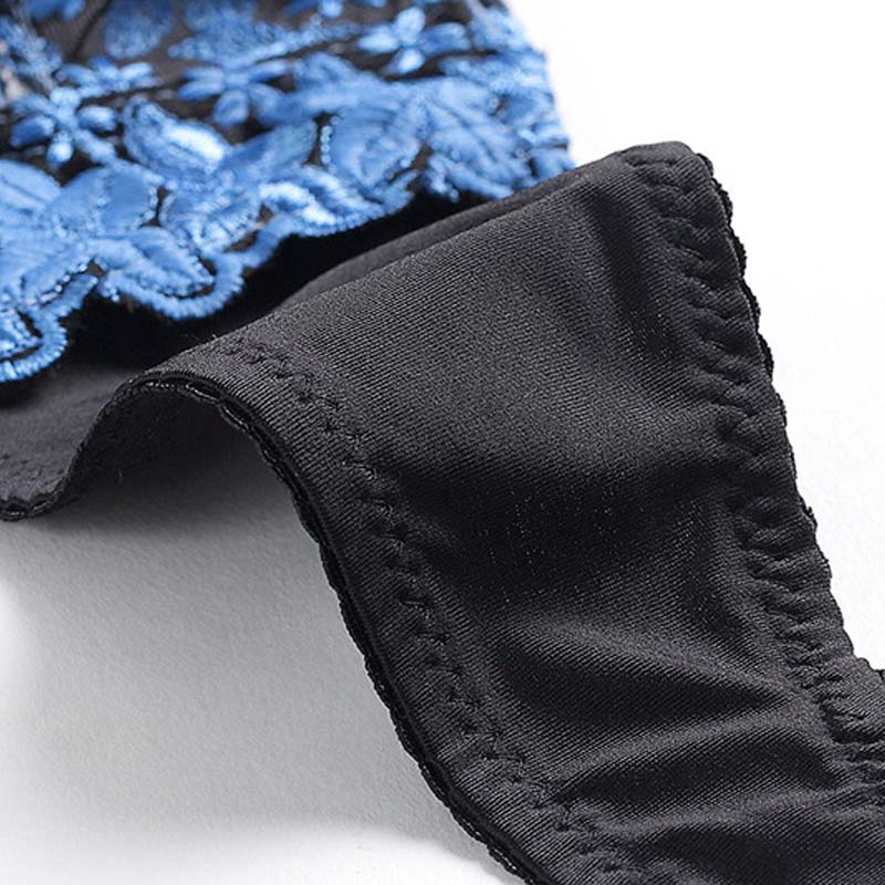 Embroidered Lace Bra