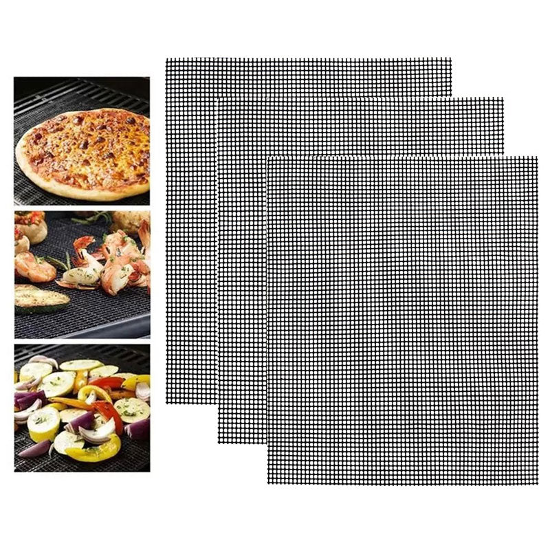 🔥Hot Sale-55% OFF🔥Teflon Non-stick BBQ Grill Mesh Mat for Reusable Cleaning