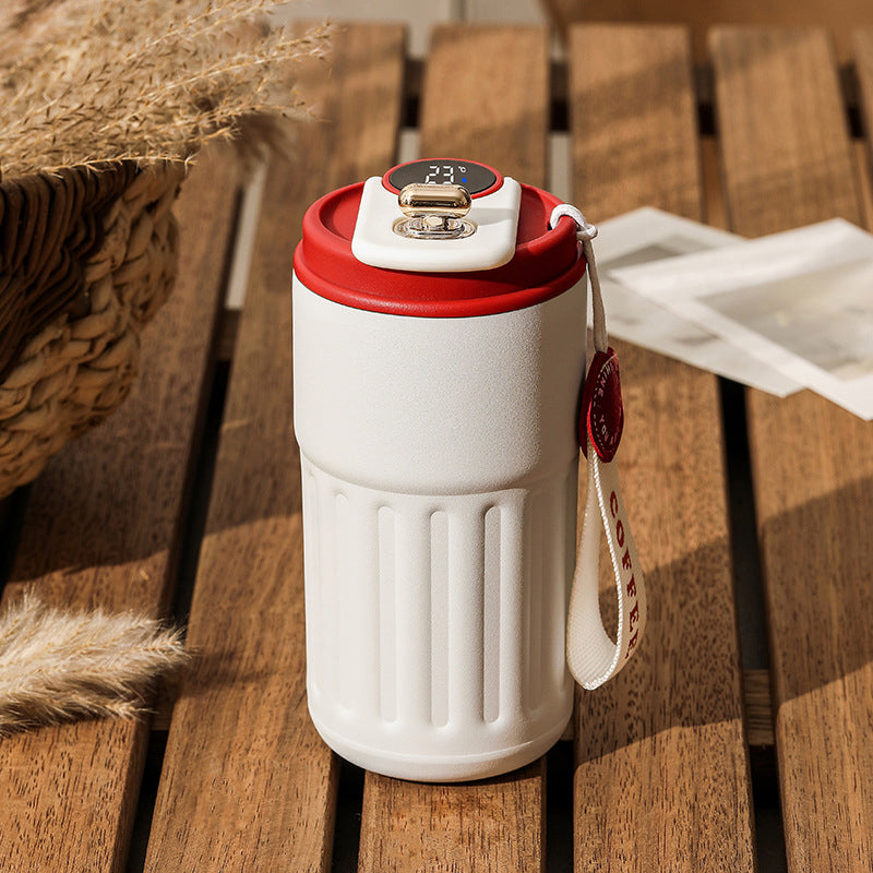 Coffee Thermos With Temperature Indicator