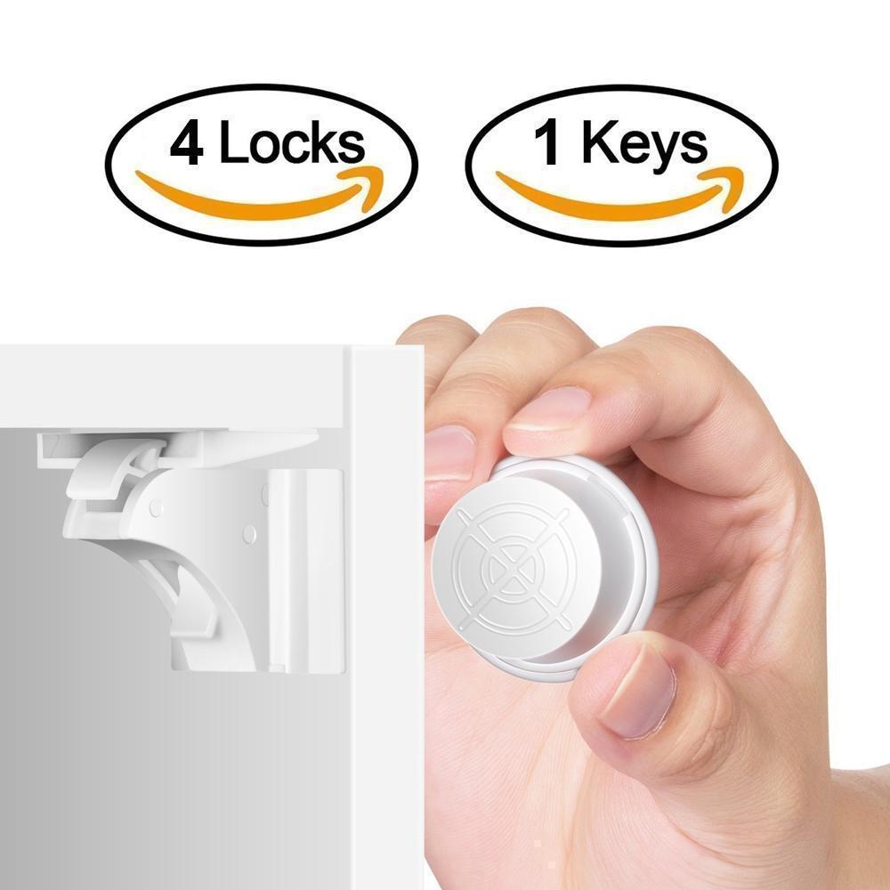 Magnetic Invisible No Drill Safety Lock