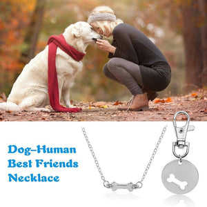 Dog - Human Best Friends Necklace