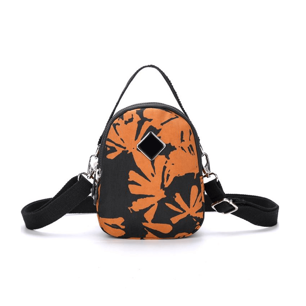 Waterproof Floral Phone Bag Mini Shoulder Bag