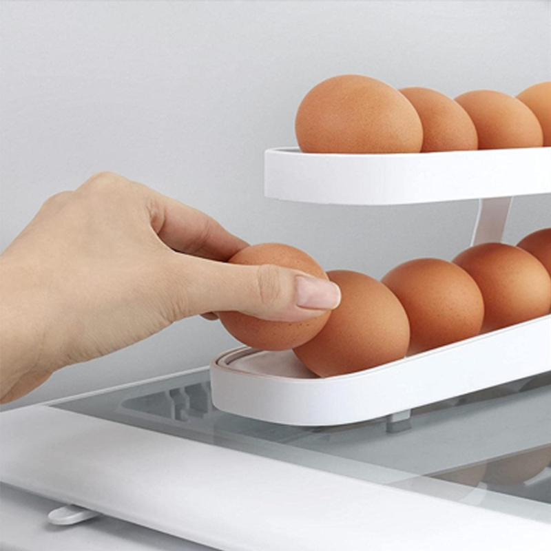 2024 New Automatic Roll-Down Double-layer Egg Dispenser
