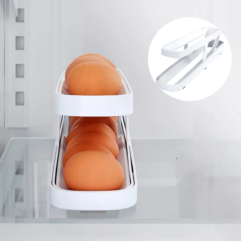 2024 New Automatic Roll-Down Double-layer Egg Dispenser