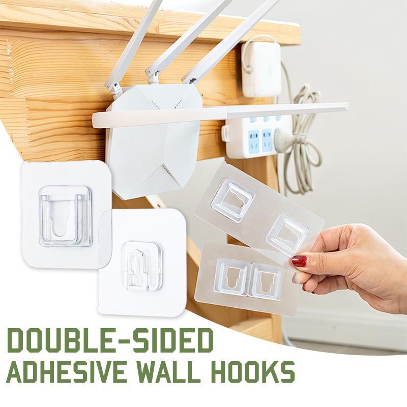 Double-sided Adhesive Wall Hooks (5/10/20 Sets)