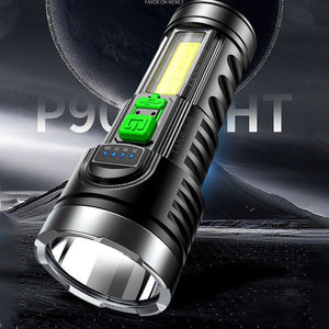 LED Strong Light USB Flashlight