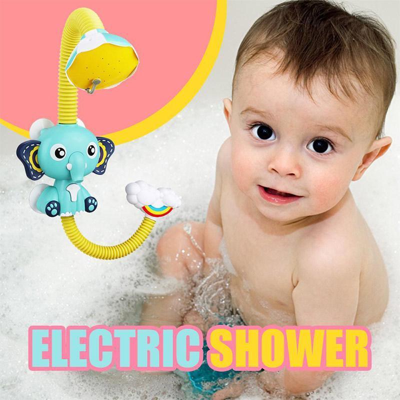 Cute Elephant Baby Bath Shower Head
