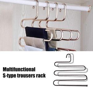 S-Shape Stainless Steel Clothes Hangers