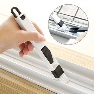Window Track Cleaning Brushes with Dustpan