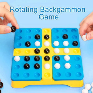 Rotating Backgammon Game