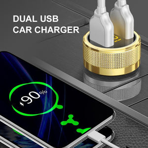 Dual USB Charging Car Cigarette Lighter