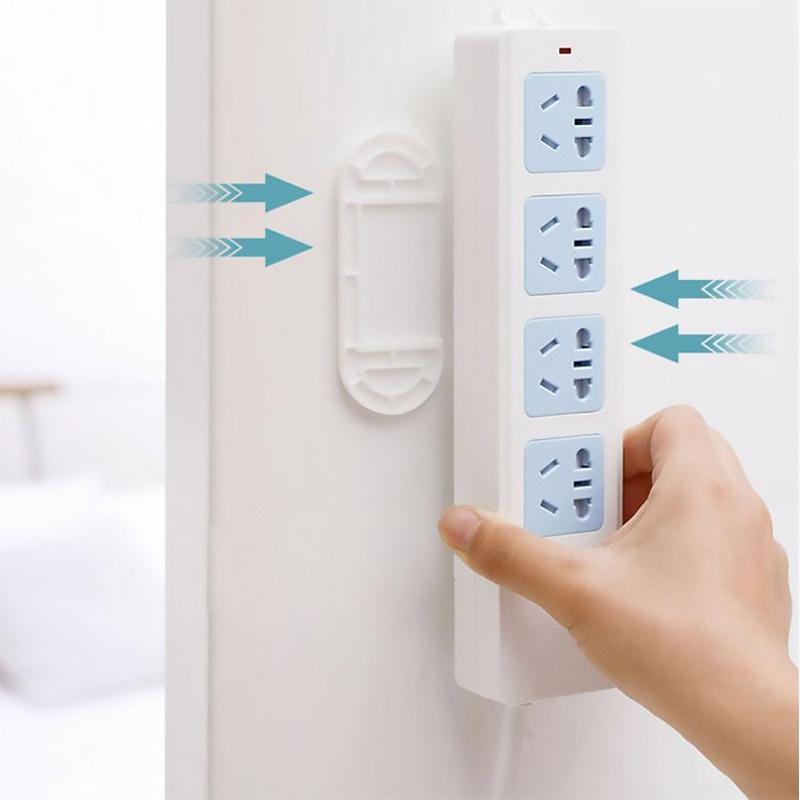Power Strip Holder - Punch-Free Wall Hanging Patch Panel Holder