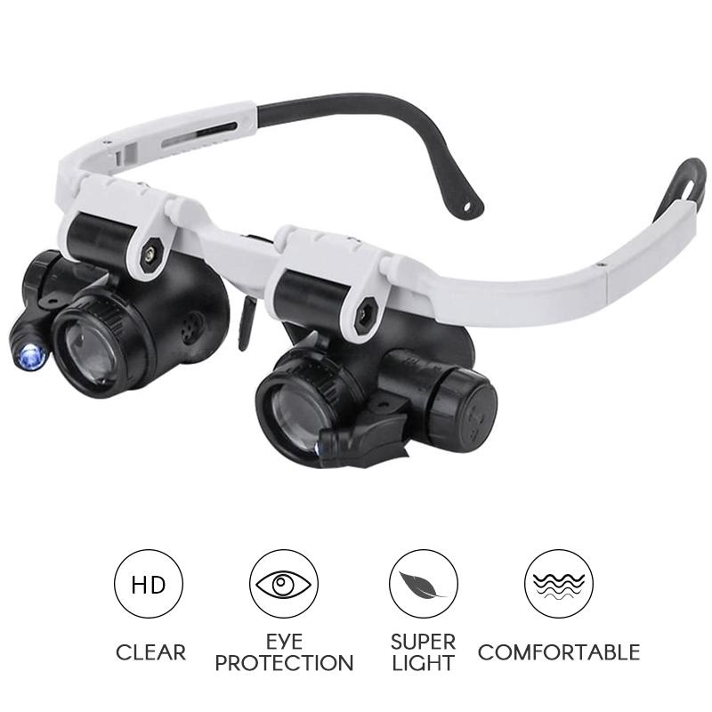 🎅2021 New limited time offer🎄LED Glasses Magnifier 8x 15x 23x