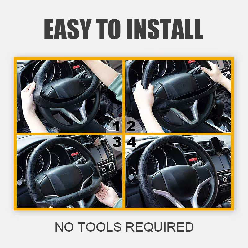 🚗Hot Sale-50% OFF🚗Car Silicone Steering Wheel Cover
