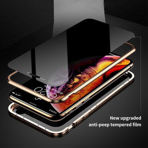 Anti-peep Magnetic iPhone Case( Double Side)
