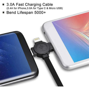 🎉CHRISTMAS SALE-50% O🎉4-in-1 Data Cable Phone Stand