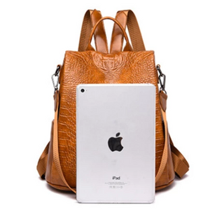 Women Fashion Soft Leather Backpack