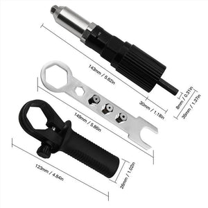 【🔥50% OFF🔥】Professional Rivet Gun Adapter Kit 🛠With 120 PCS RIVET WITH BOX