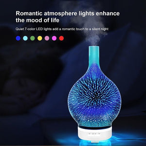 Colorful Glass Aroma Humidifier