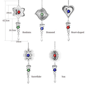 3D Rotating Wind Chime