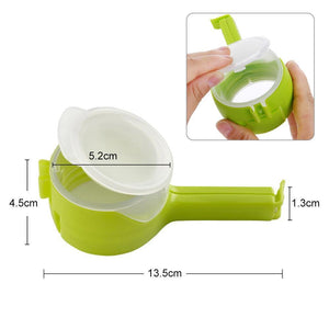 Utility Healthy Food Sealing Clip with Discharge Nozzle