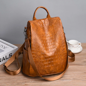 Women Fashion Soft Leather Backpack