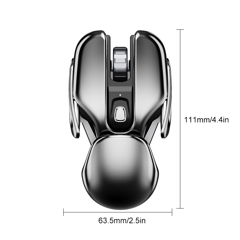 Wireless Ergonomics Metal Mouse