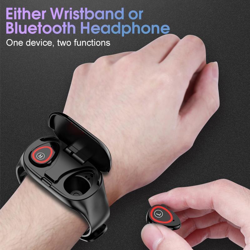 M1 SMART WATCH combine wristband and earbuds (2 in 1 device)