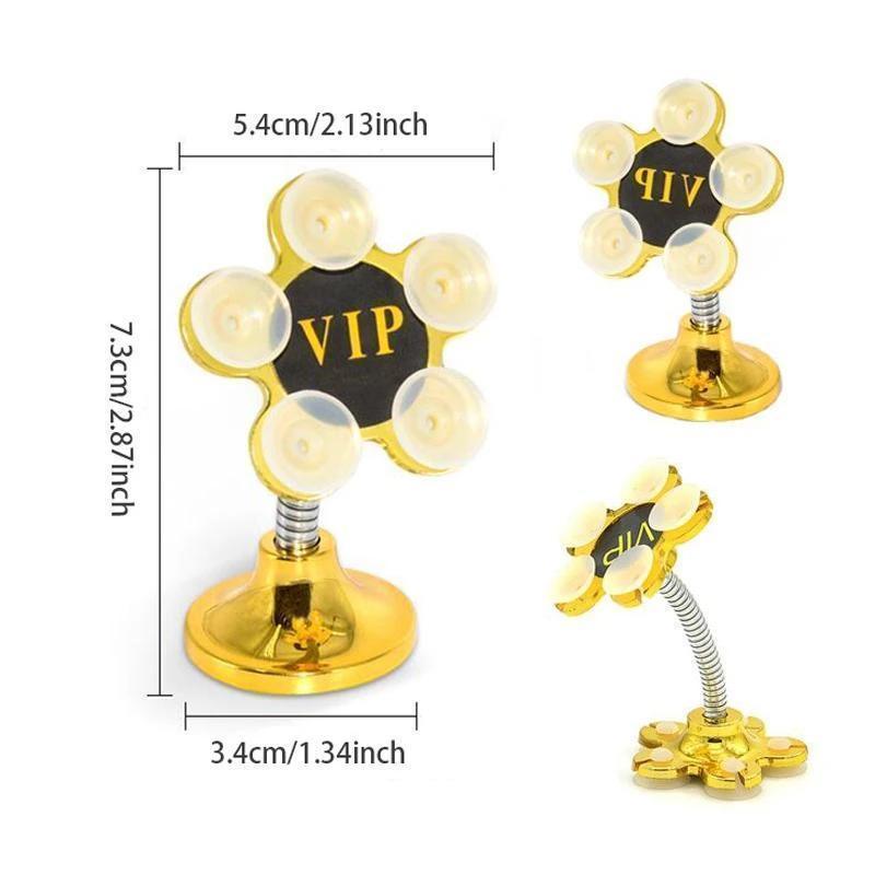 Flower Car Phone Stand 360° Suction Phone Holder