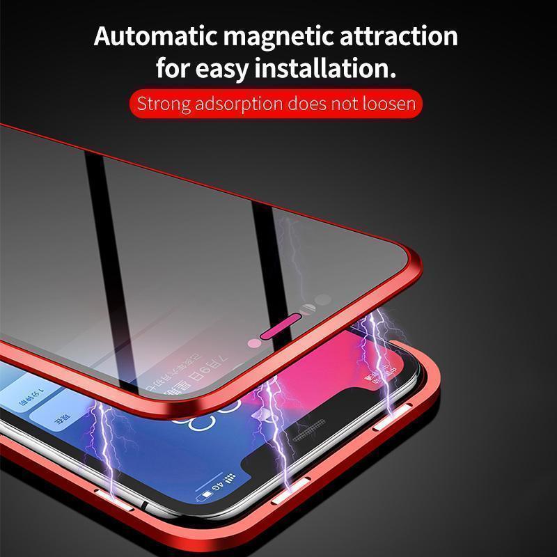 Anti-peep Magnetic iPhone Case( Double Side)