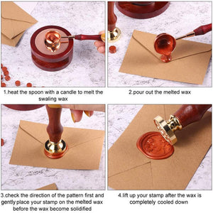 Sealing Spoon & Wax Seal Stamp