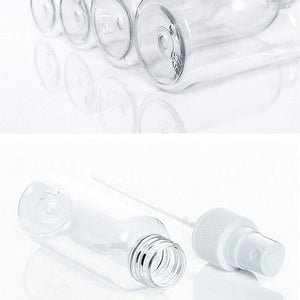 Portable Bottles Empty Clear Plastic Fine Mist Spray Bottles (3 PCs)