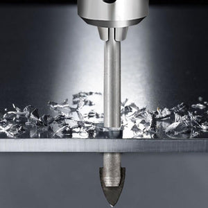 10pcs Mirror Ceramic Tile Glass Drill Hole Bits Set Spear Head 5/6/8/10/12mm