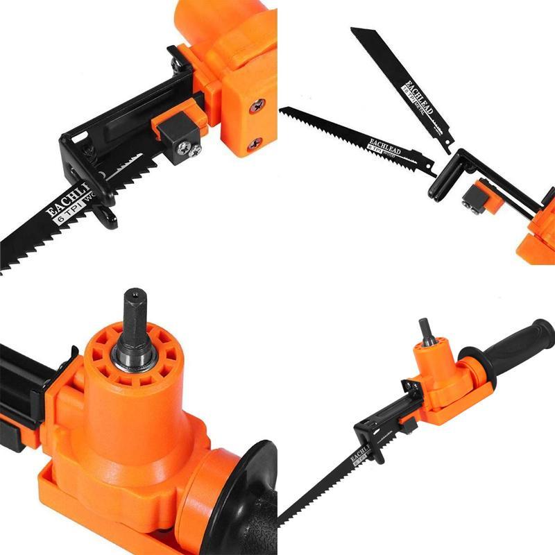 6-Piece Electric Drill Reciprocating Saw Set