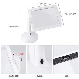 Hand-Free Desktop Magnifier with LED