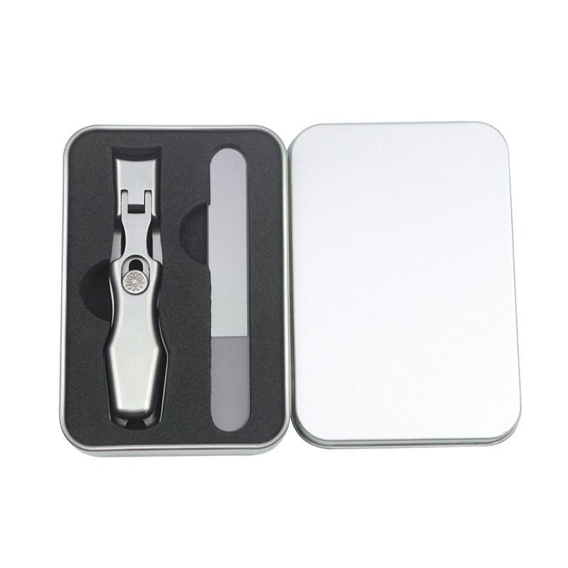 Portable Anti Splash Stainless Steel Nail Clippers