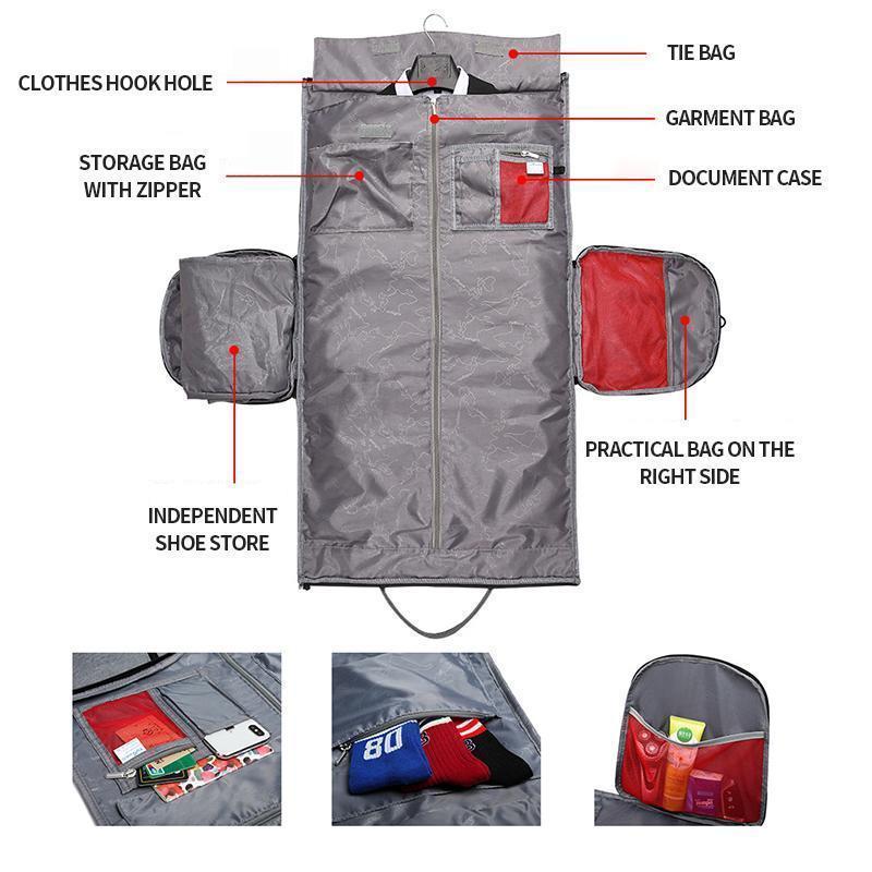 Convertible Garment Bag with Wet Bag
