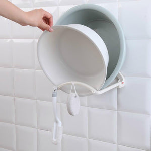 Punch-free Bathroom Suction Cup Basin Stand