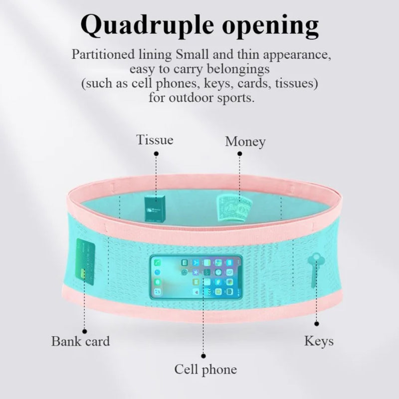 🏃50% OFF🏃Multifunctional Knit Breathable Concealed Waist Bag