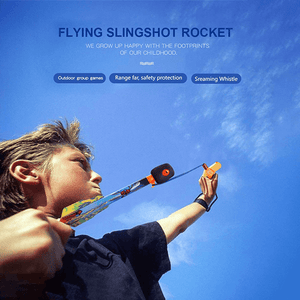 Amazing Rocket Slingshot LED Helicopters