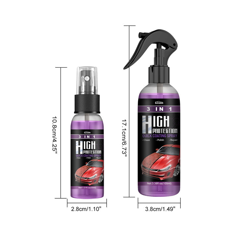 🚗50% OFF🚗3 in 1 High Protection Quick Car Coating Spray