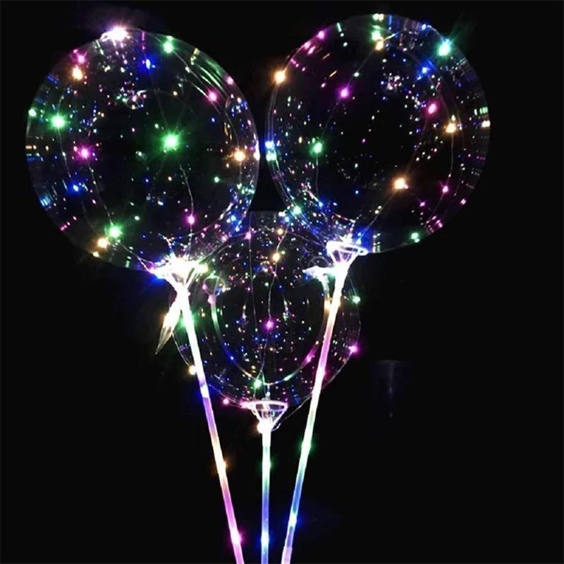 Christmas Party Balloons with LED String Light
