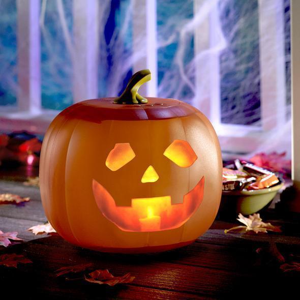 【Factory Outlet】Halloween Sound-Activated Pumpkin with Built-In Speaker